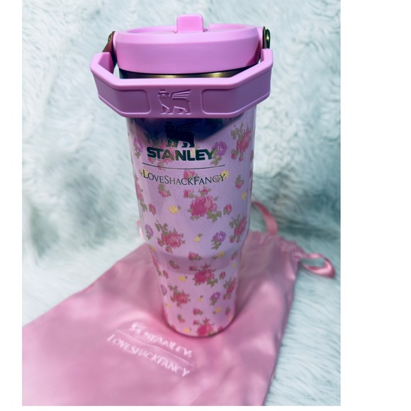 Sold. Not for sale NWT Stanley LoveShackFancy Flip Straw Tumbler Ibiza Sunset - Picture 7 of 13